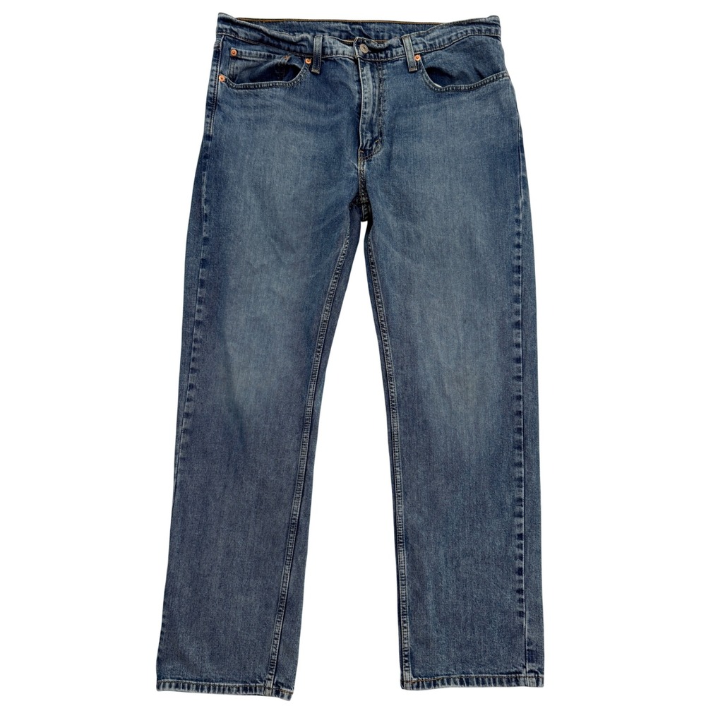 Levi's 559 Relaxed Straight Jeans Mens 36x32 Blue Medium Wash WaterLess Stretch